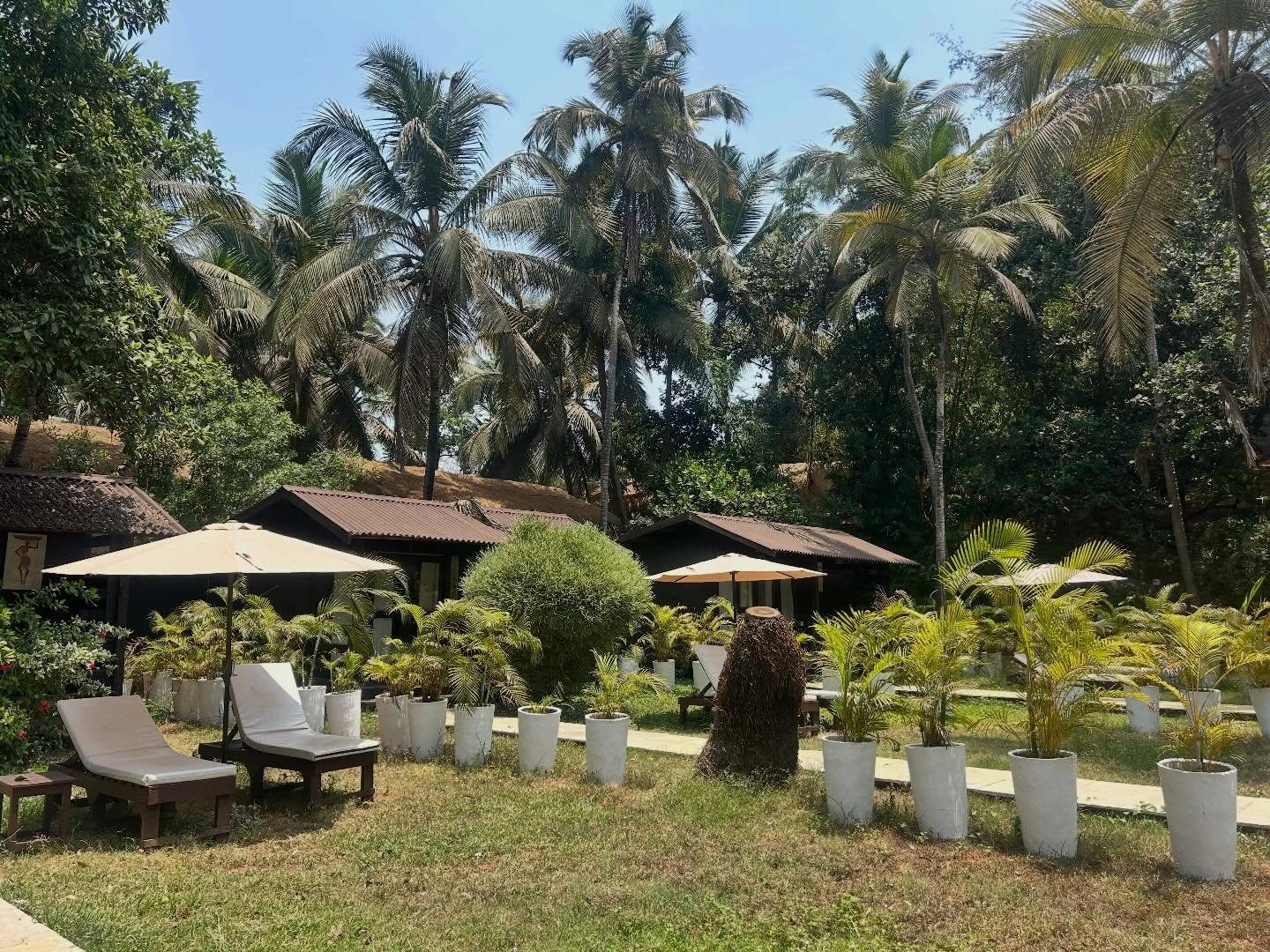 Garden and cottages at Mamagoa Resort